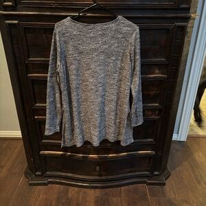 Eileen Fisher Black and White 100% Organic Cotton size M